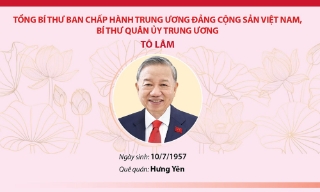 Thông tin chi tiết về 19 đồng chí Ủy viên Bộ Chính trị khóa XIV